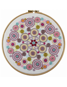 Kit De Broderie Traditionnelle Mandala N3 De Un Chat Dans Laiguille - 